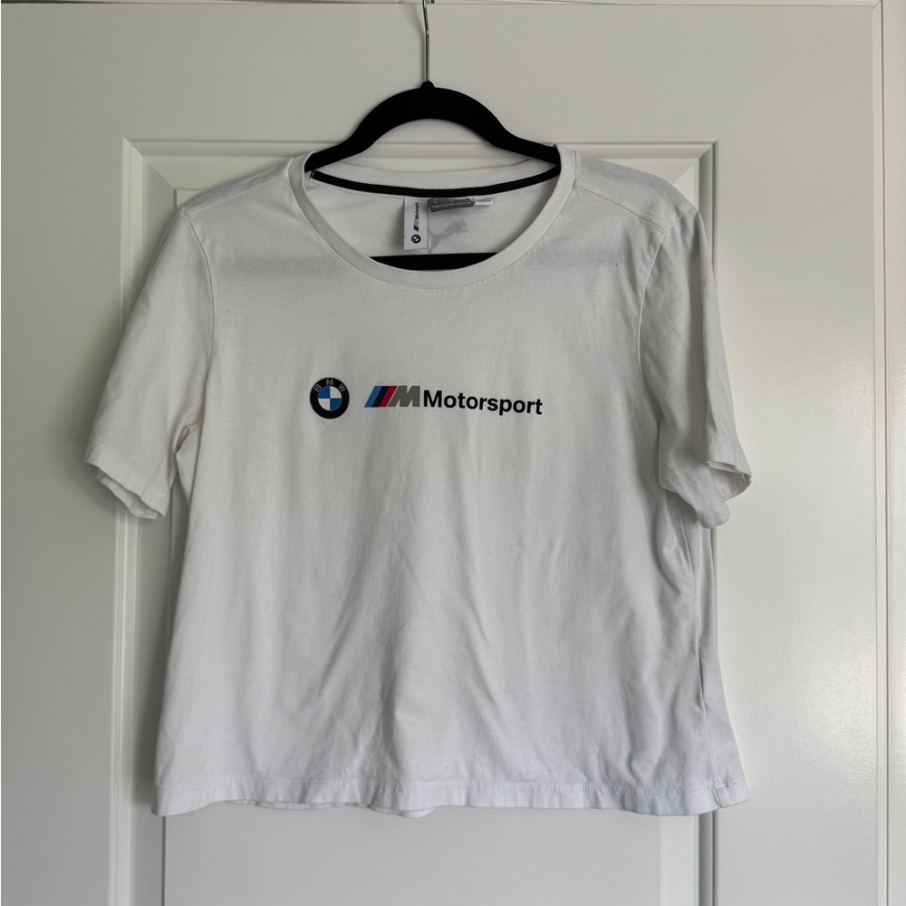 PUMA Women's BMW M Motorsport Essentials Baby Tee
